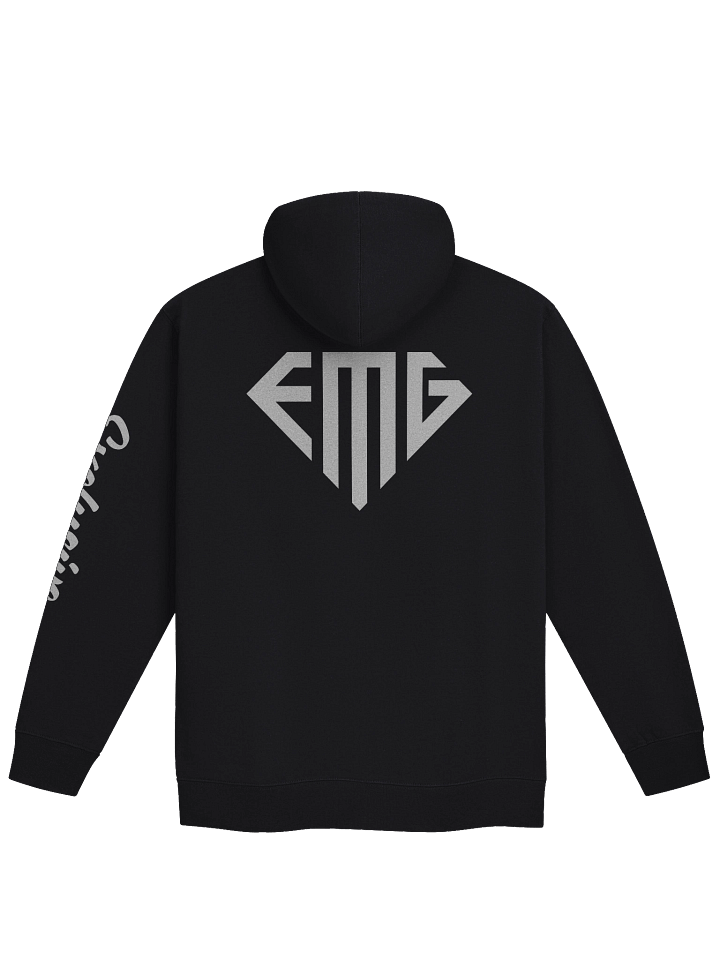 White Logo Zip-Up Hoodie product image (6)