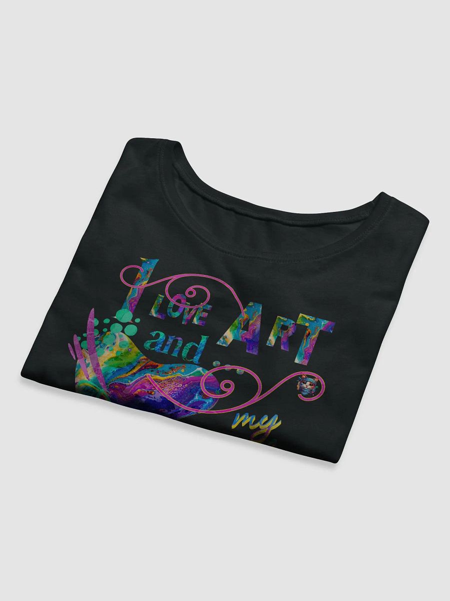 I love Art and my Purry babies crop top product image (23)