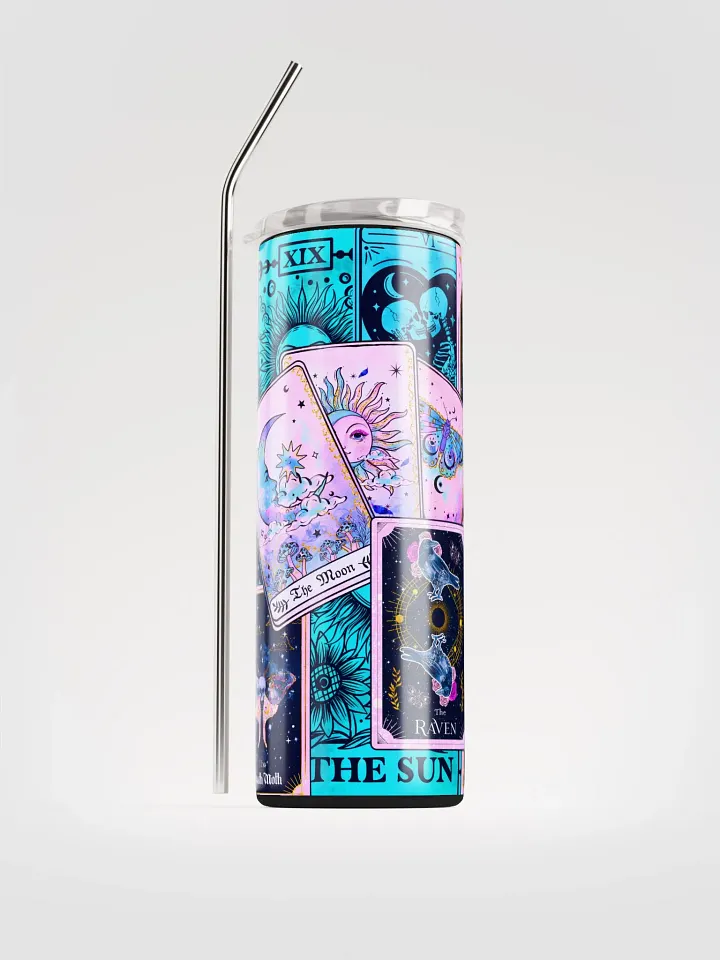 'Bold Tarot Cards' Stainless Steel Tumbler product image (1)