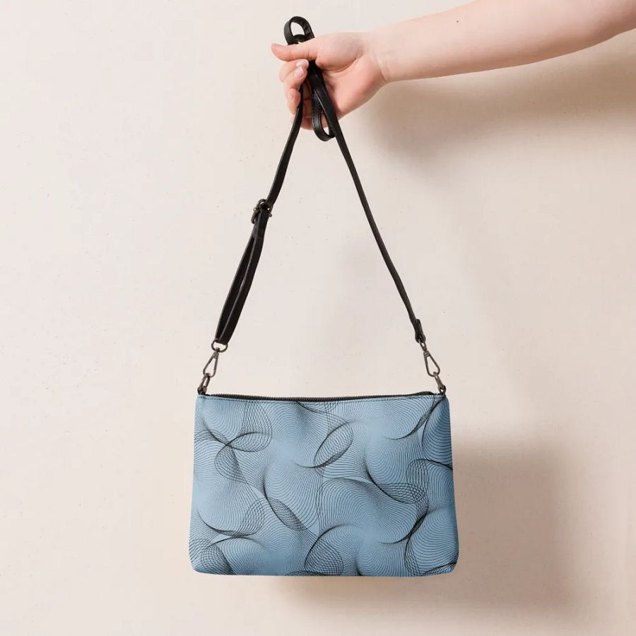 Swirling sacred geometry Crossbody Bag for chic ladies moms friends product image (7)