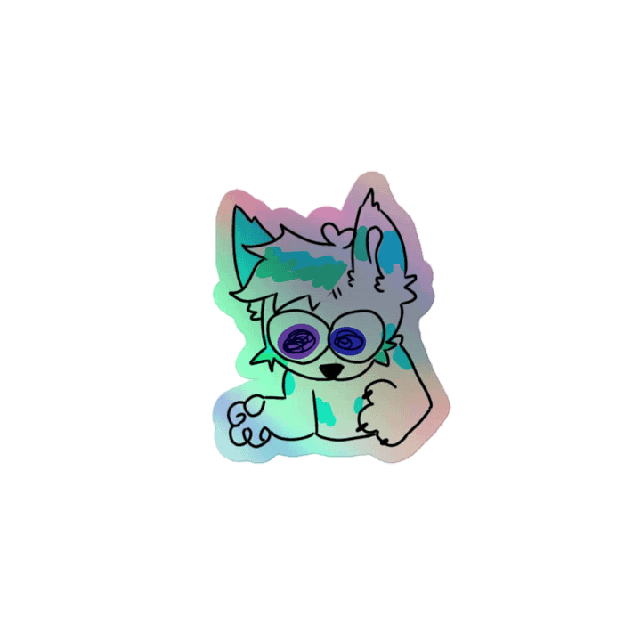 Fisk Dread Holographic Sticker product image (1)