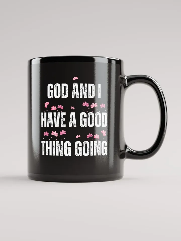 "GOD & I" Floral Affirmation Mug product image (2)