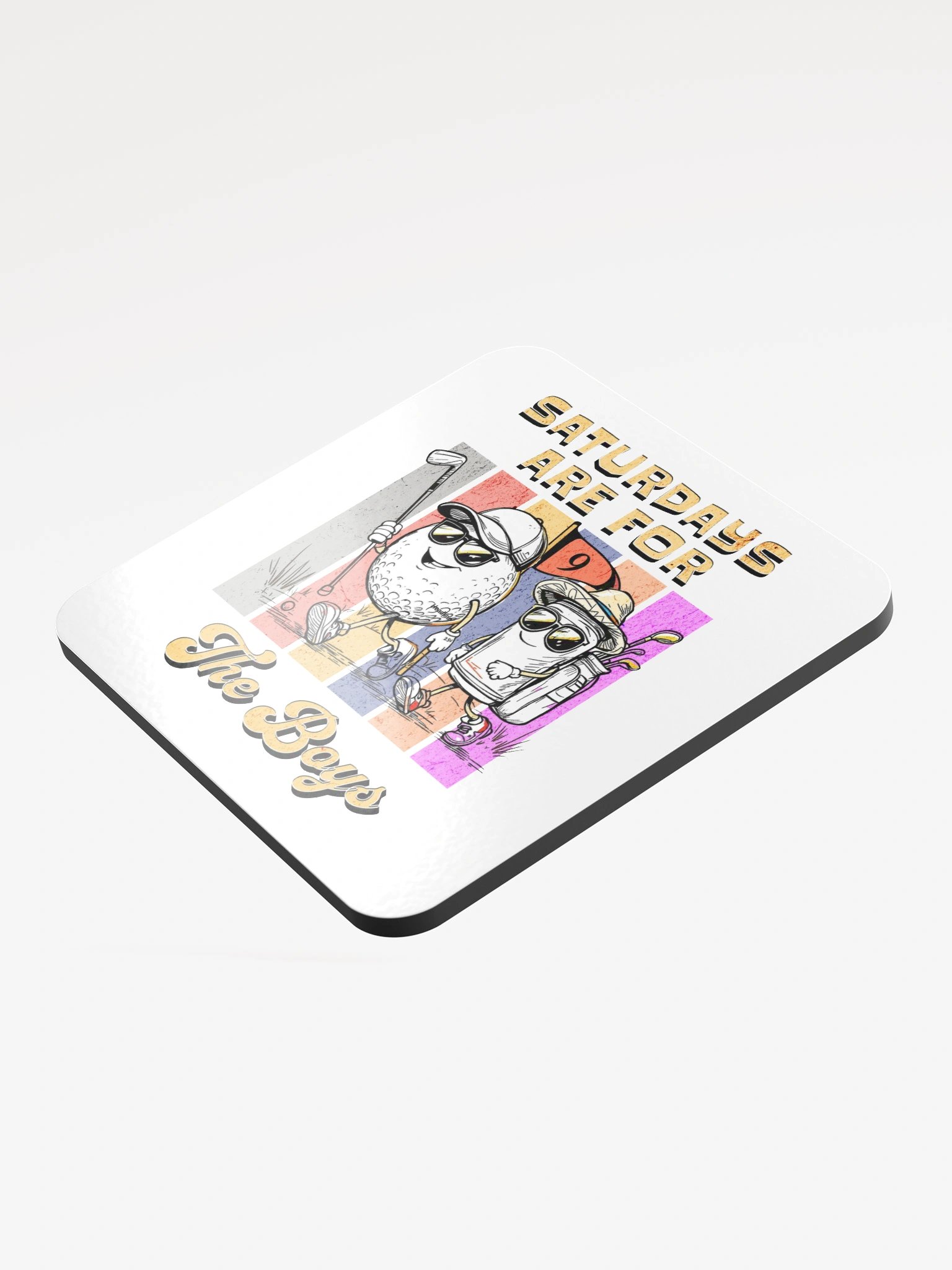 Saturdays Are For The Boys Golfing Coaster Set product image (4)