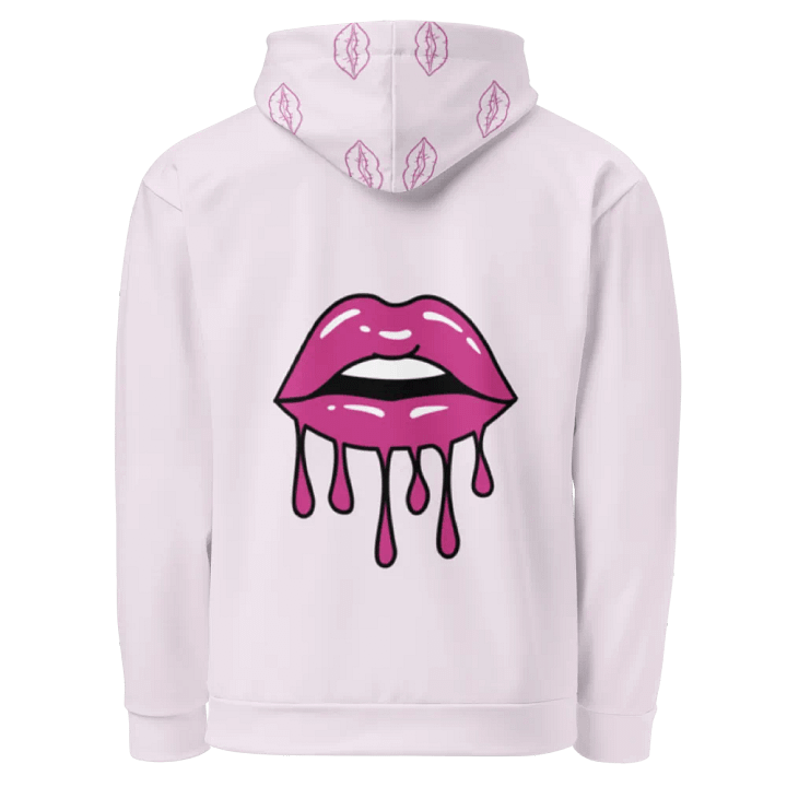 Lingling Kwong Lips Unisex Hoodie (Purple) product image (2)