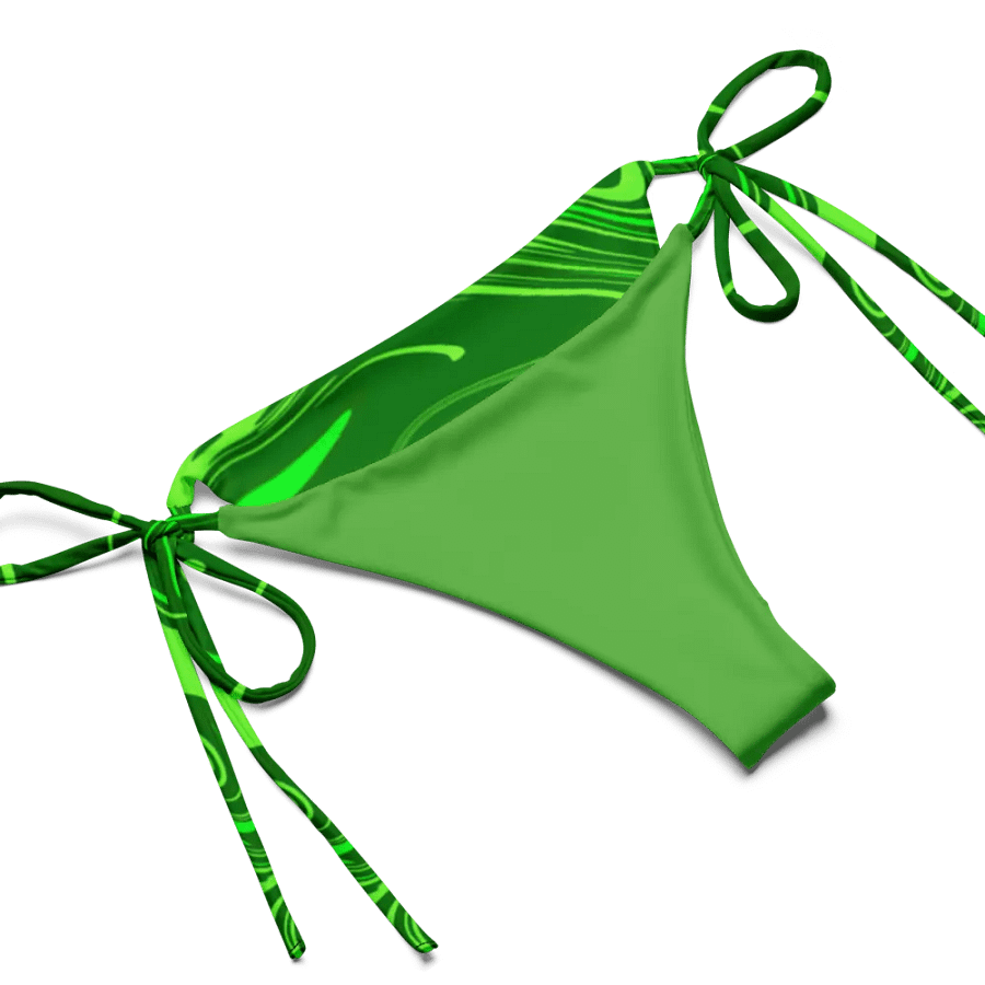 Bikini Set - Different Shades of Green Digital Fluid Art product image (5)