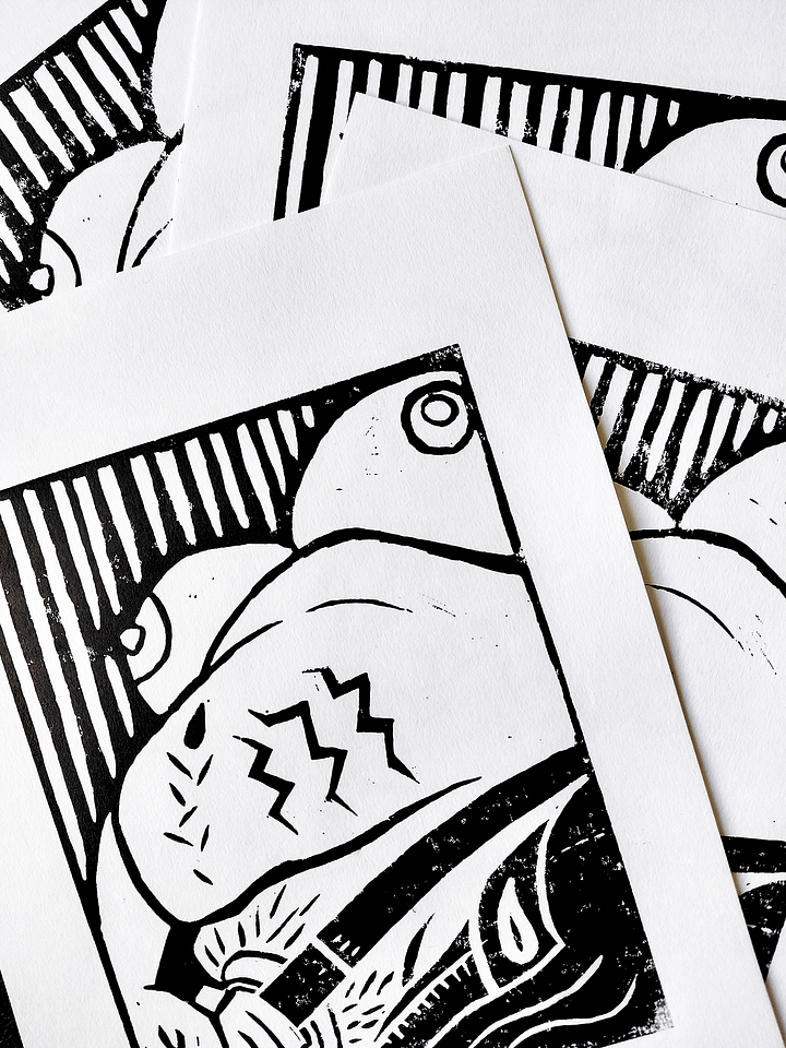 STRAP Lino Print product image (2)