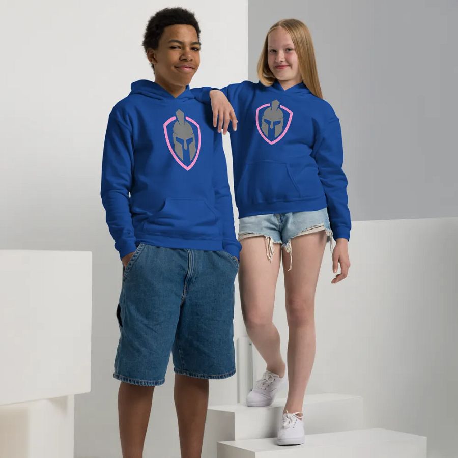 Mind Armor Youth Hoodie - Pink Logo product image (4)