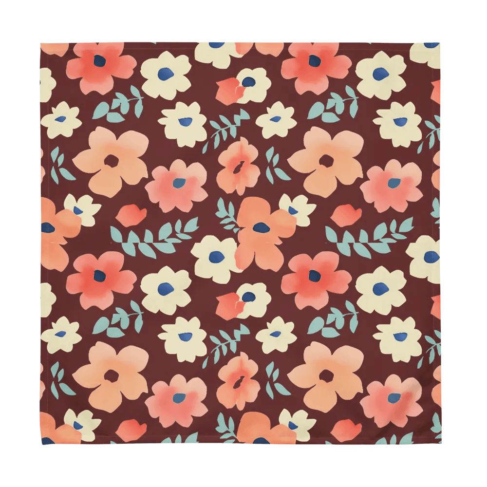 Floral Harmony Cloth Napkin Set (4) product image (4)