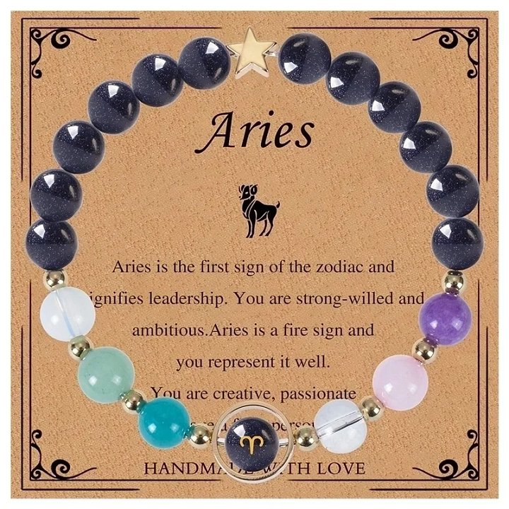 Natural Stone Constellation Bracelet – Adjustable, Handcrafted, & Full of Cosmic Energy product image (2)