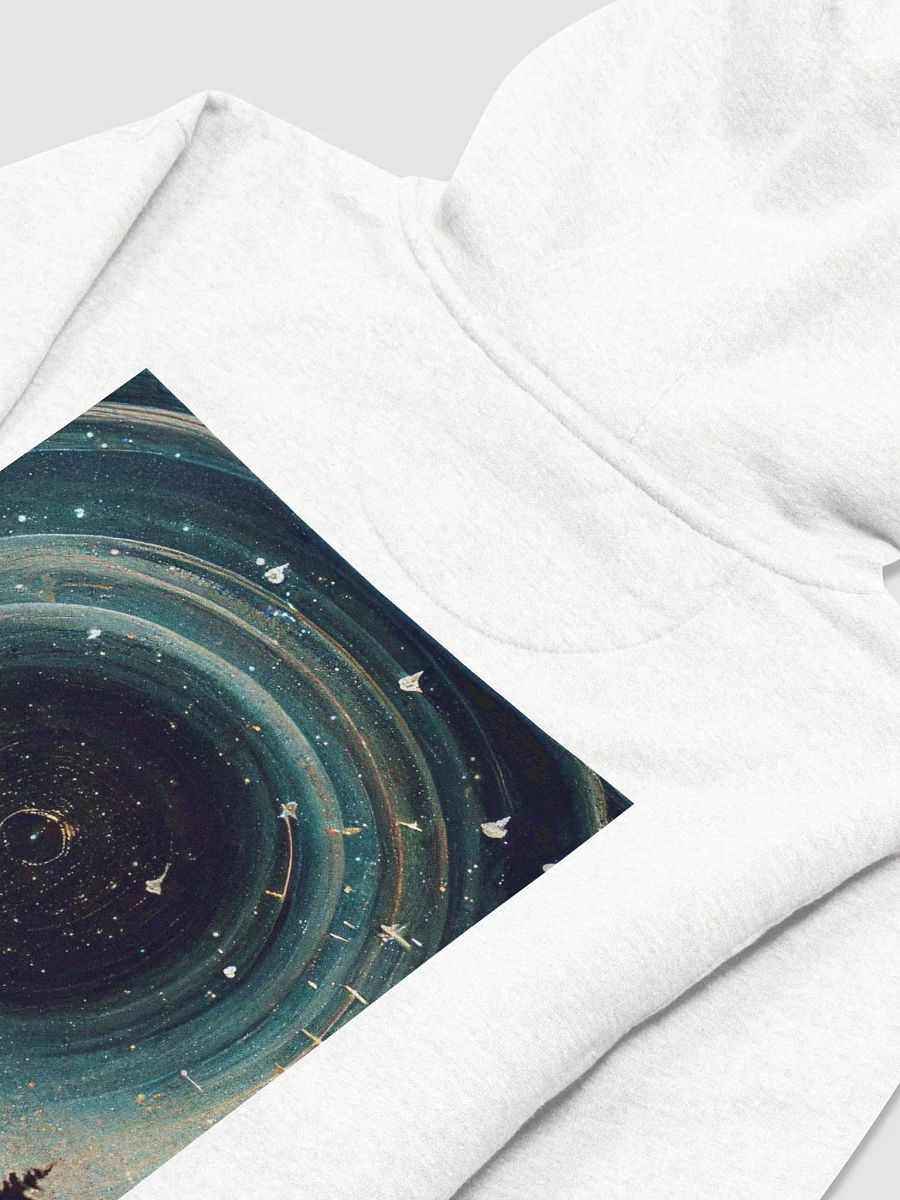 image on front and back- very cool looking. Cozy Cotton Blend Unisex Hoodie product image (4)