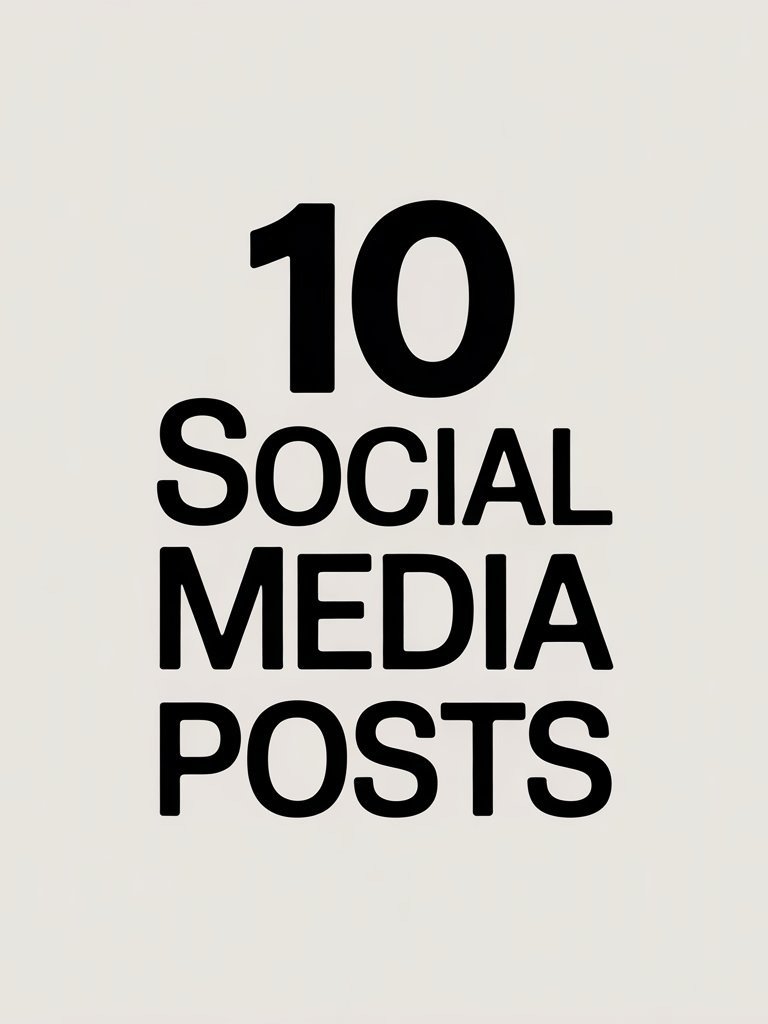 Turn Any Content Into 10 Social Media Posts product image (1)