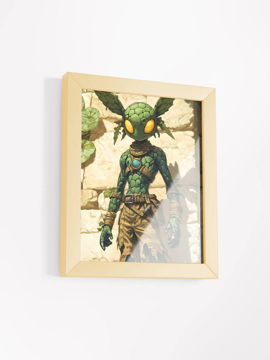 Framed wall art, titled 