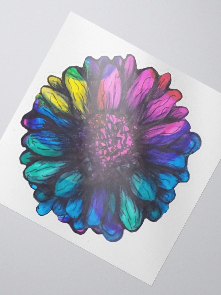 Tie-dye Flower Sticker product image (2)