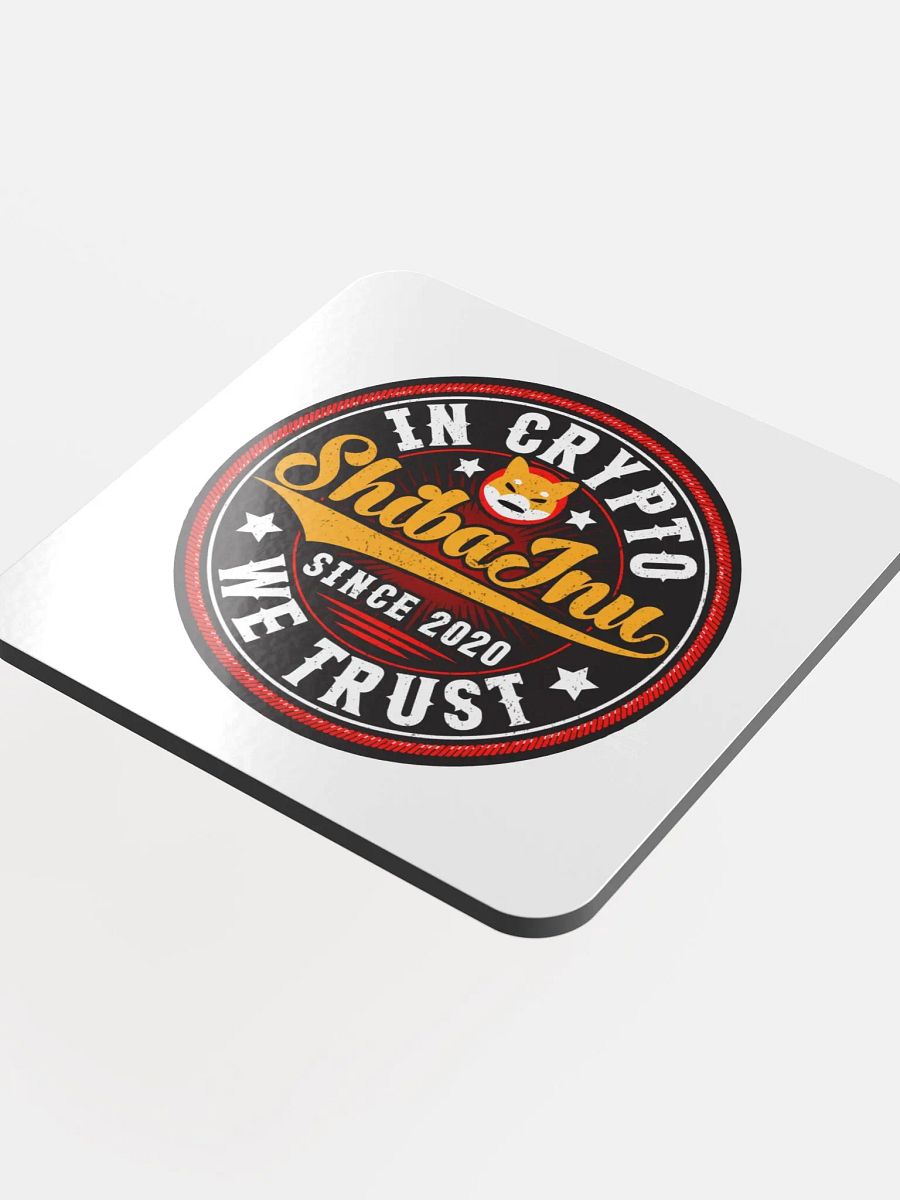 In Crypto We Trust Shiba Inu Coaster product image (4)