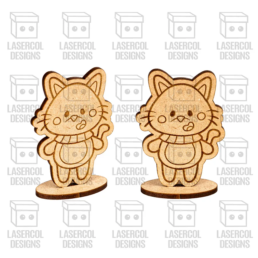 Christmas Characters Cut Outs with Base - Laser Cut Files product image (10)