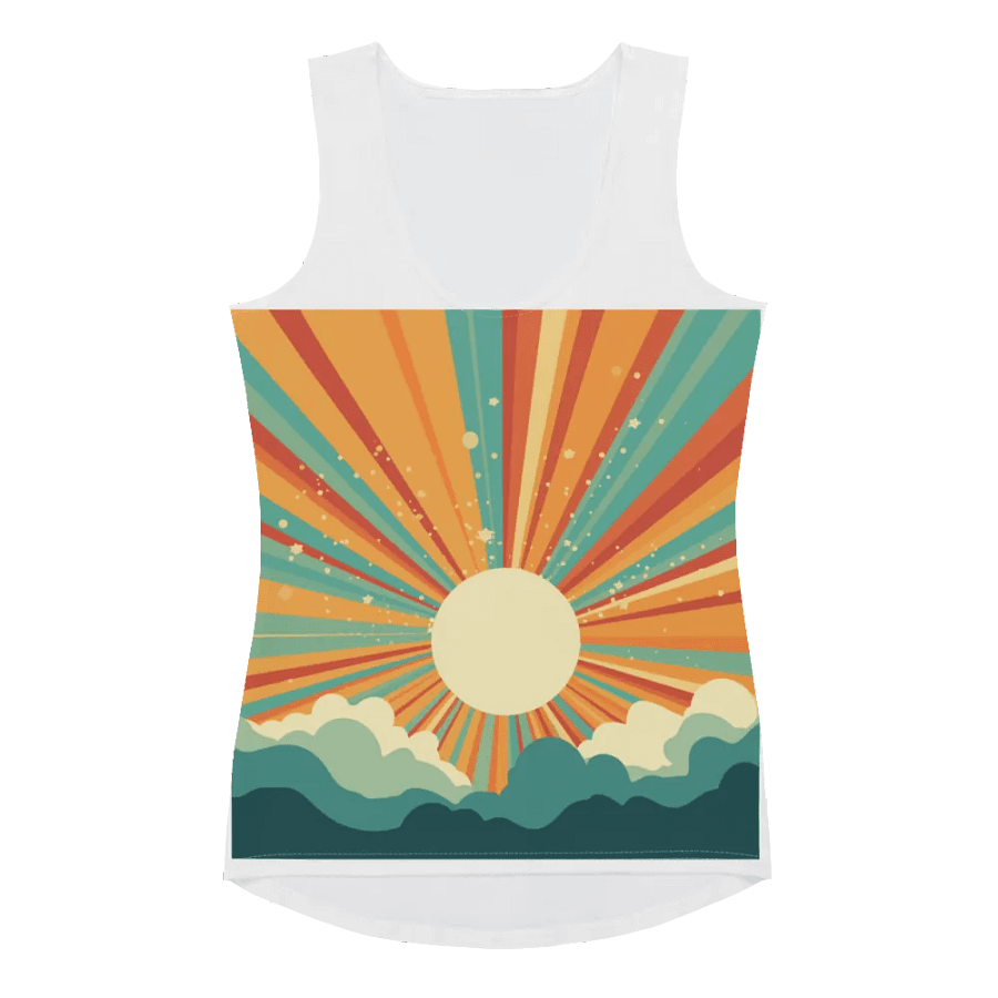 Retro Radiance Women's Tank Top product image (4)