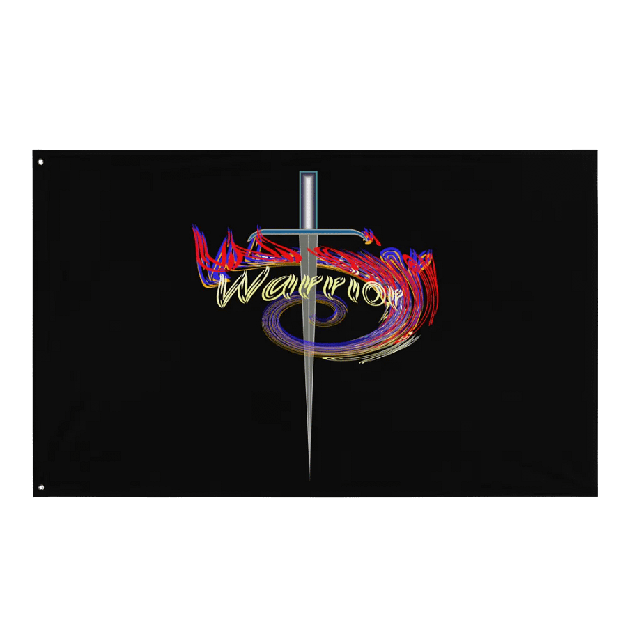 Warrior - Black - Flag product image (1)