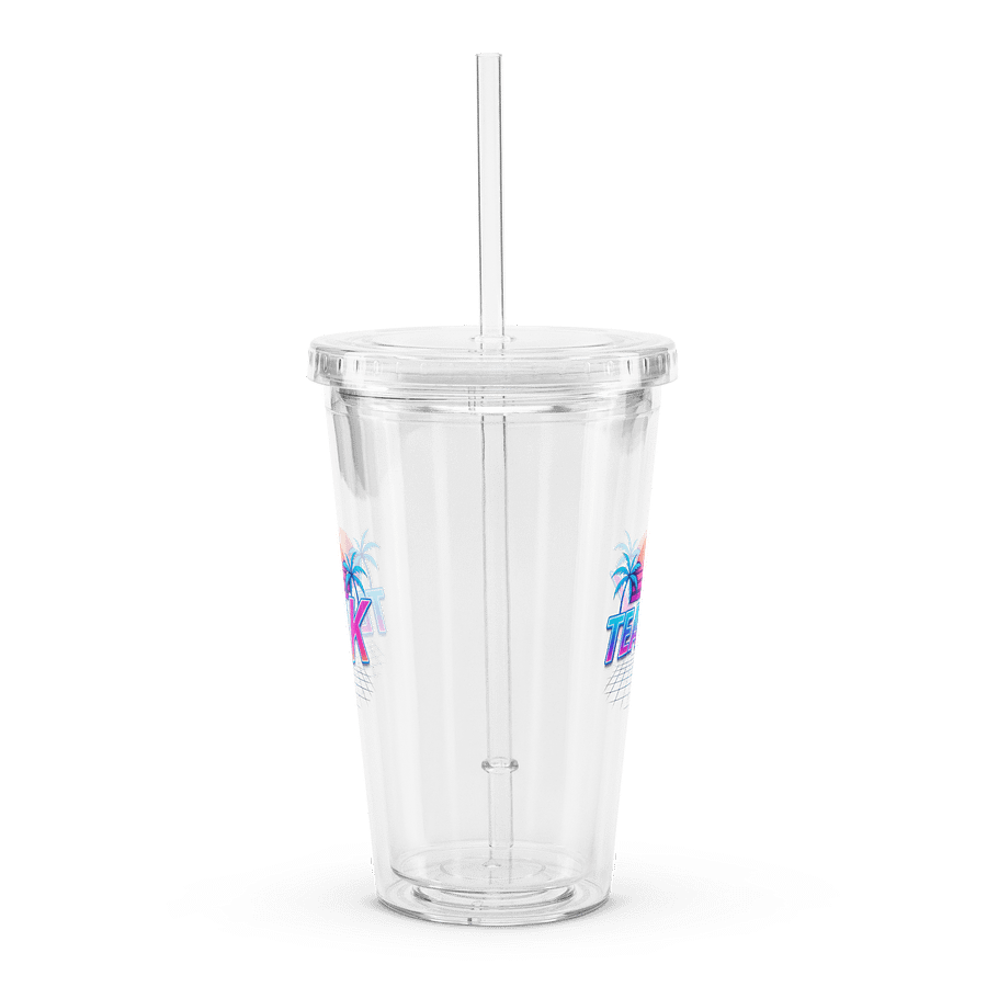 Team K 1980's Clear Plastic Tumbler product image (4)