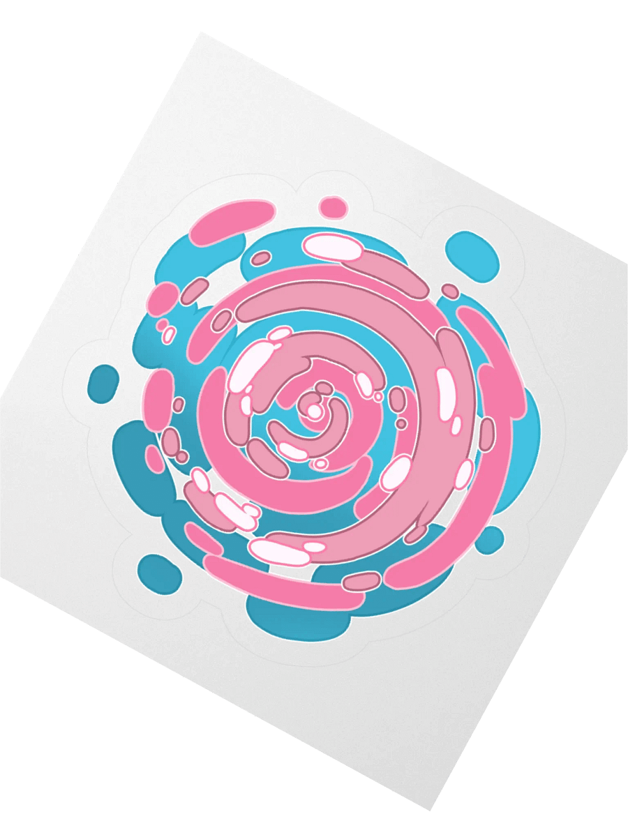 Time Warp Sticker (Trans Pride Flag) product image (2)