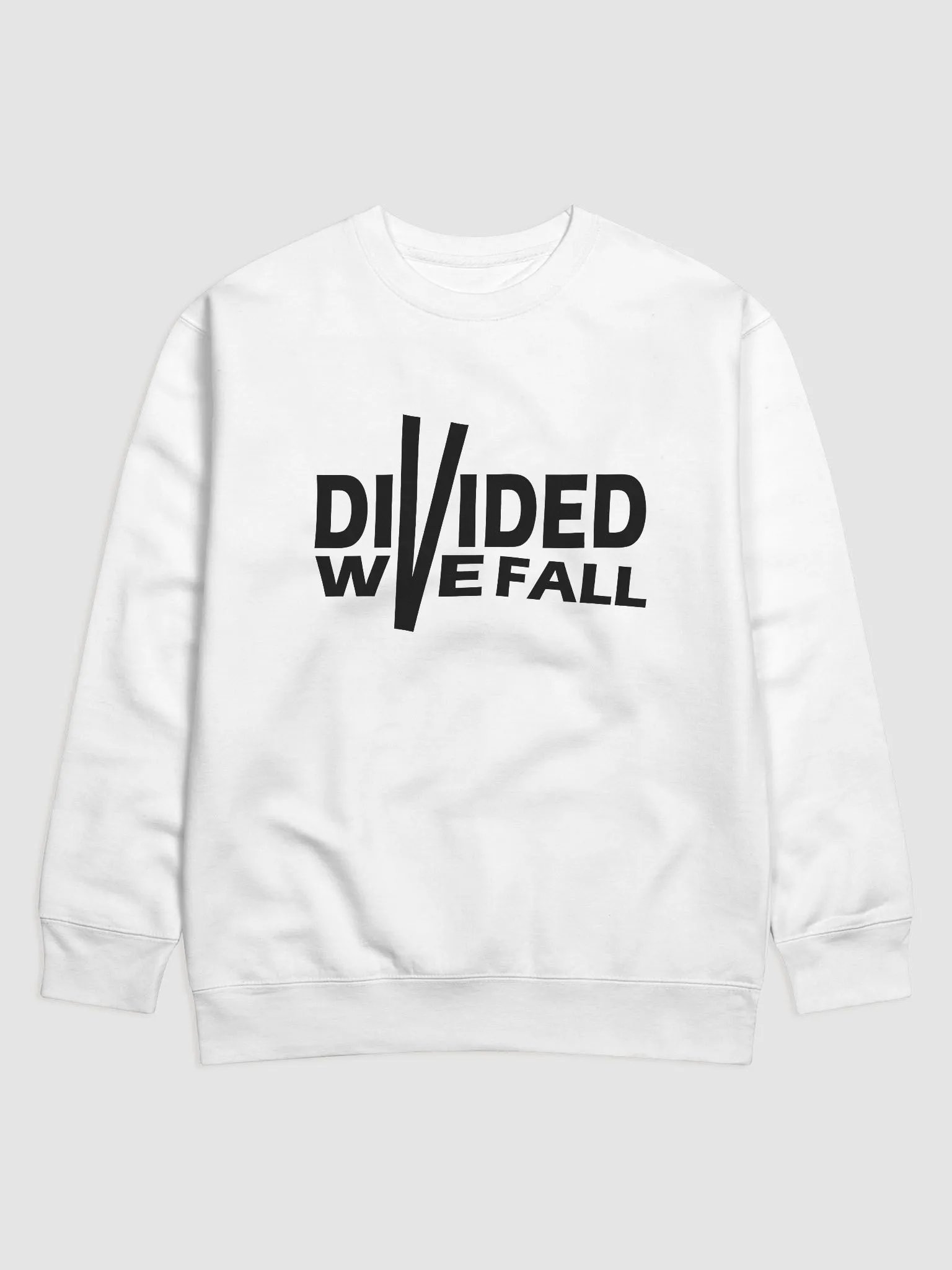 Divided We Fall - Black - Cotton Heritage Premium Sweatshirt product image (2)