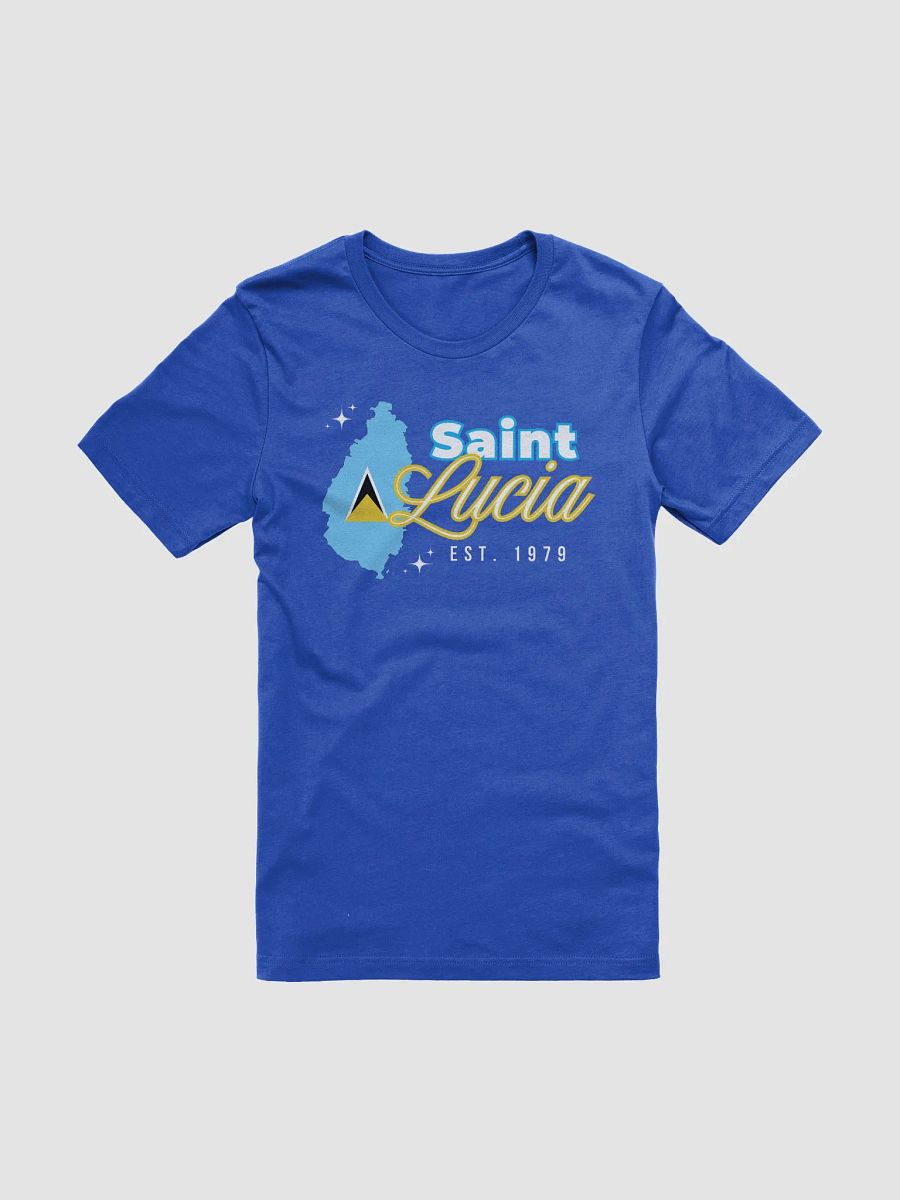 Saint Lucia Flag Outline T-Shirt product image (22)