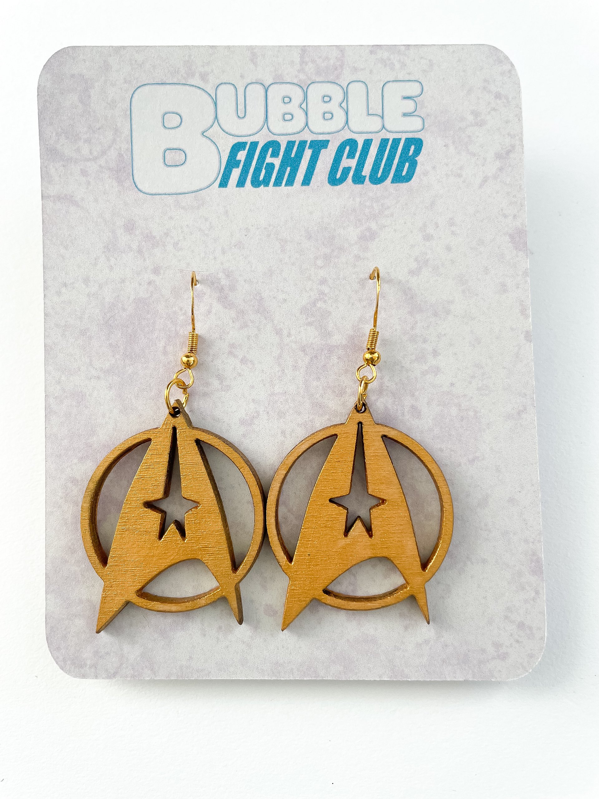 Star Badge Earrings product image (1)