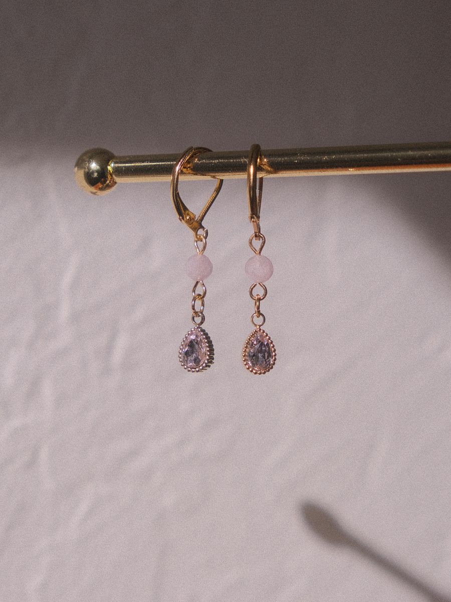 Tender teardrops - Kunzite earrings product image (2)