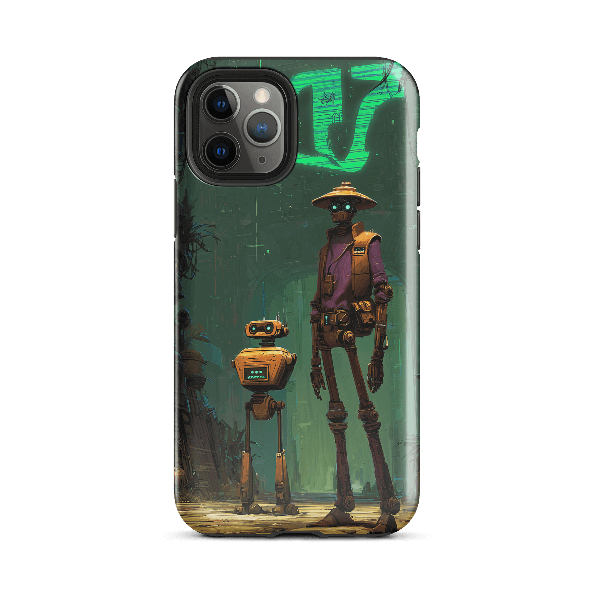 Futuristic Robot Alley iPhone® Tough Case product image (2)