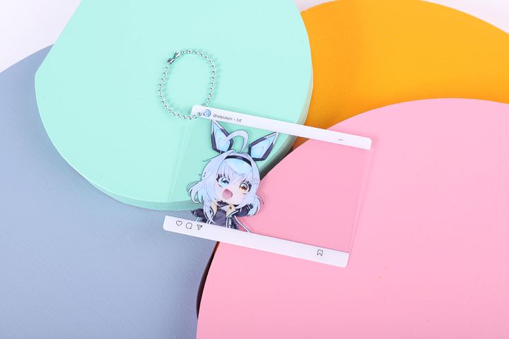 Social Media Stycle PVC Keychain product image (2)