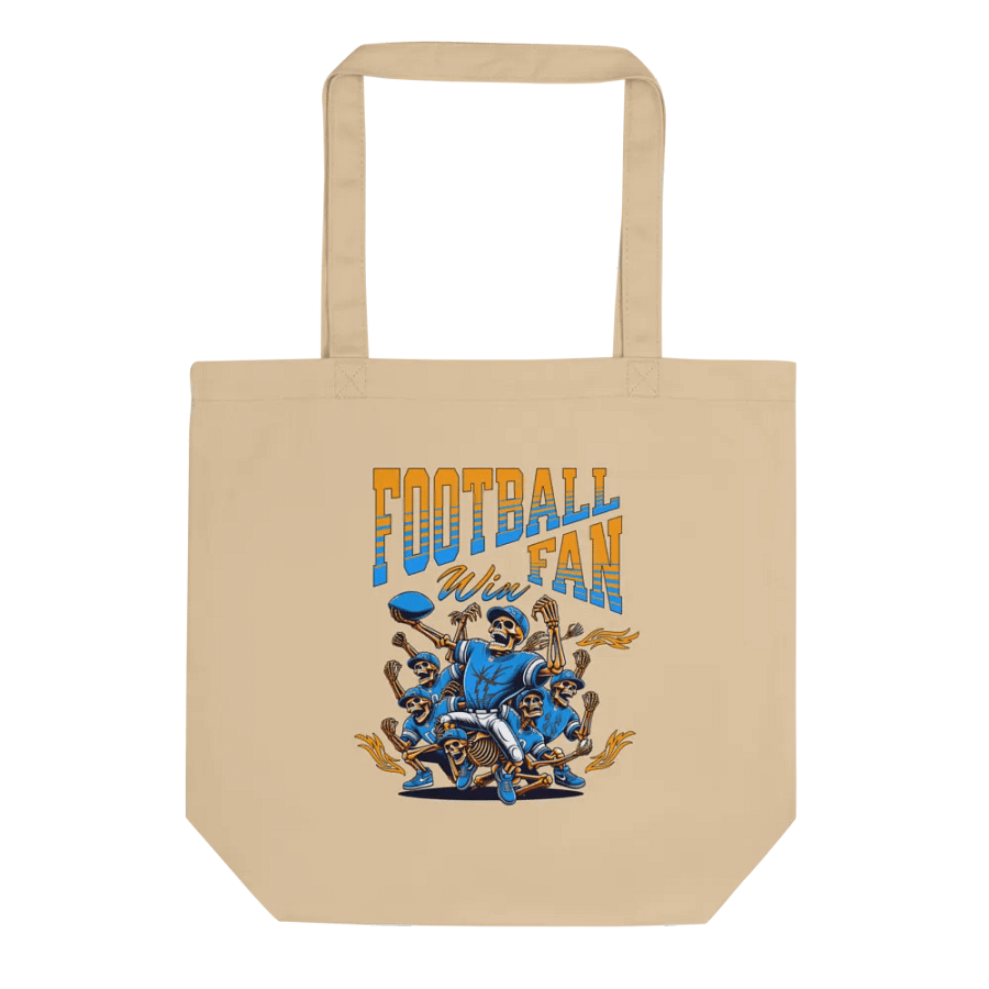 Football Fan Skeletons Frenzy Tote Bag product image (1)