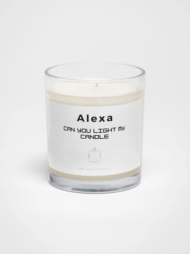 Alexa Joke Soy Wax Candle product image (1)