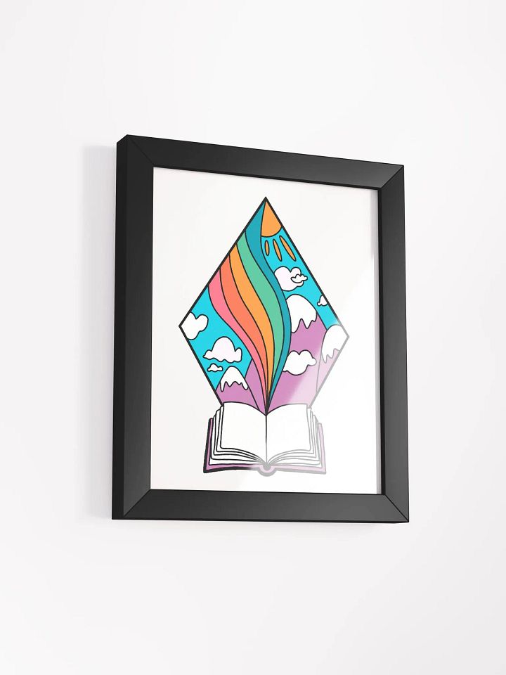 Books Open Your World Up Framed Art Print product image (2)