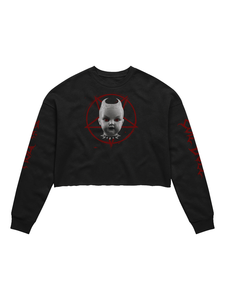 EVIL DOLL CROP SWEATSHIRT product image (1)