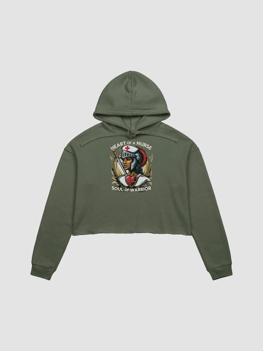 Heart of a Nurse, Soul of a Warrior Crop Hoodie product image (2)
