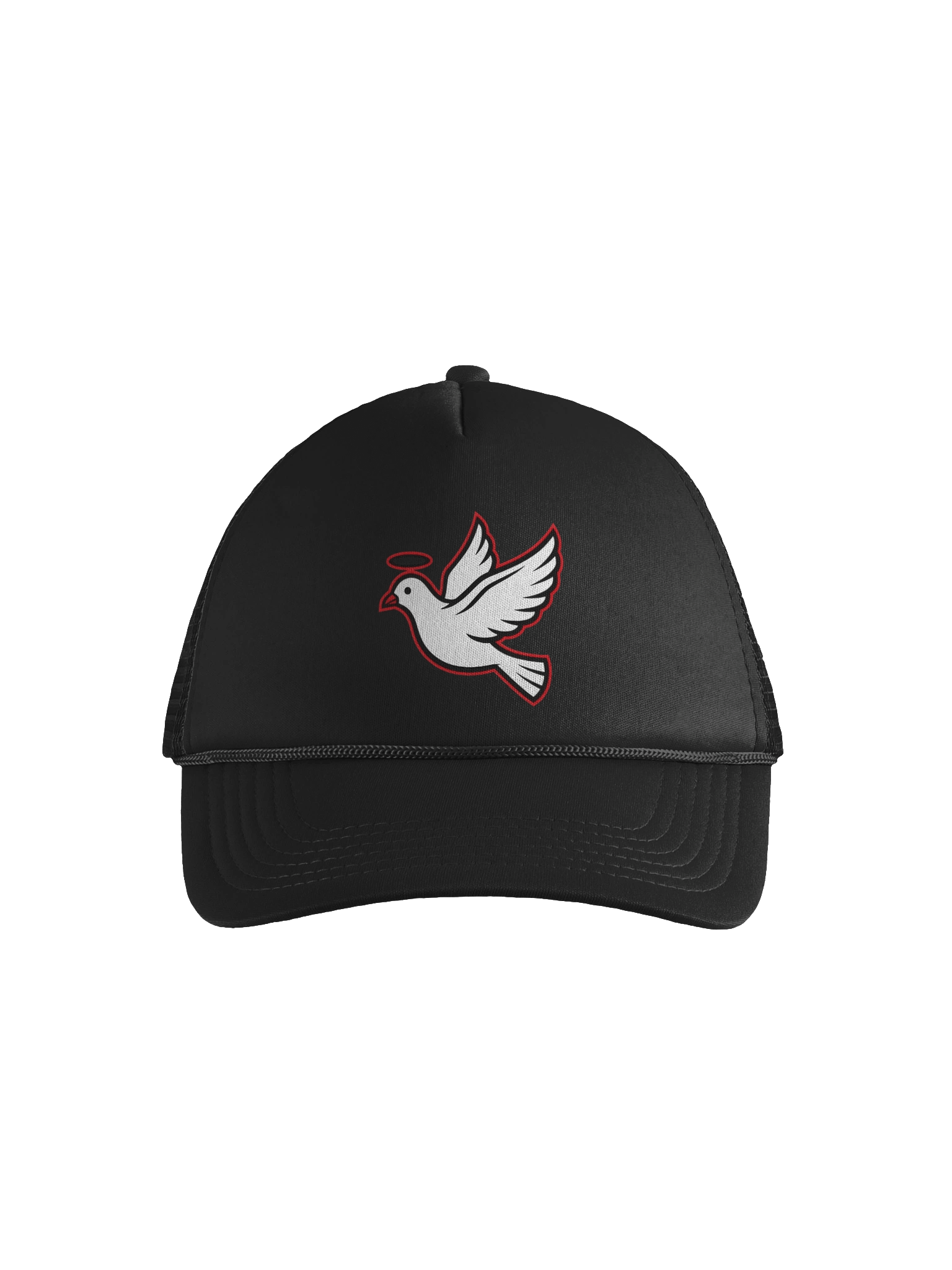 Haloed Dove Foam Trucker Hat product image (2)