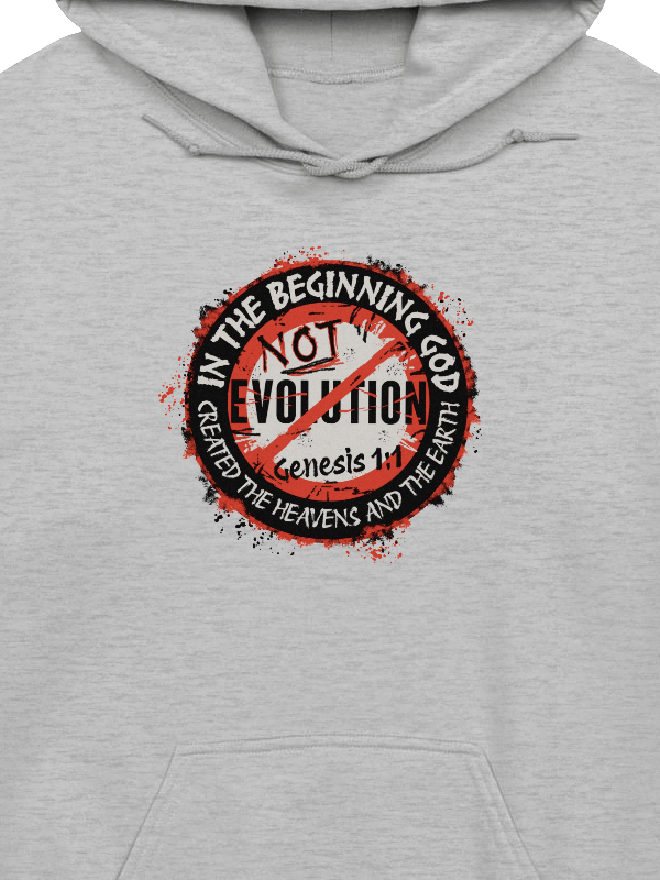 In The Beginning God, Not Evolution Hoodie product image (2)