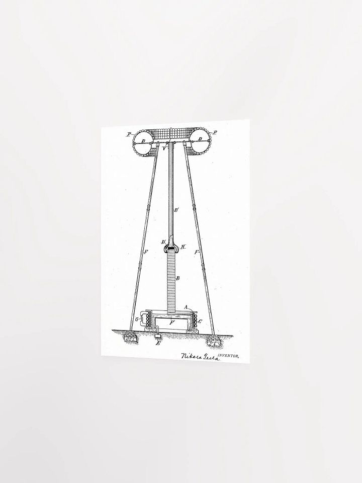 Tesla Patent Poster product image (2)