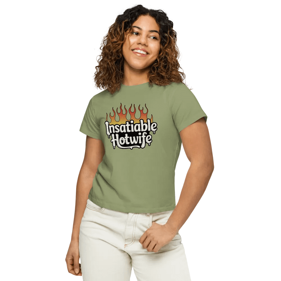 Insatiable Hotwife Short Waist Women's T-shirt product image (50)