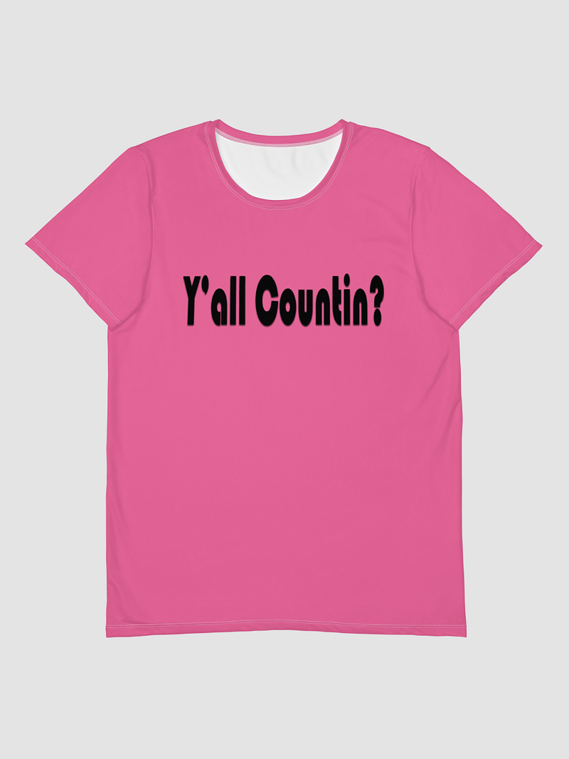 [Joshua Crawford] All-Over Print Athletic T-Shirt Sublicolor 103 ( Pink )