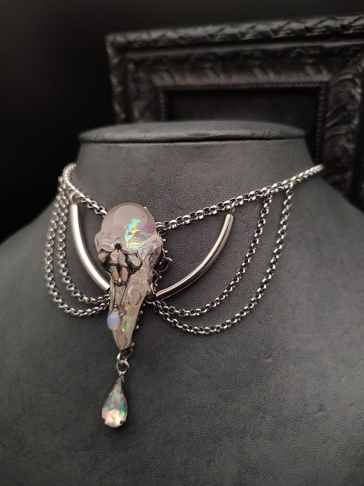 Epoxica - Ghost Corvid Collar product image (3)