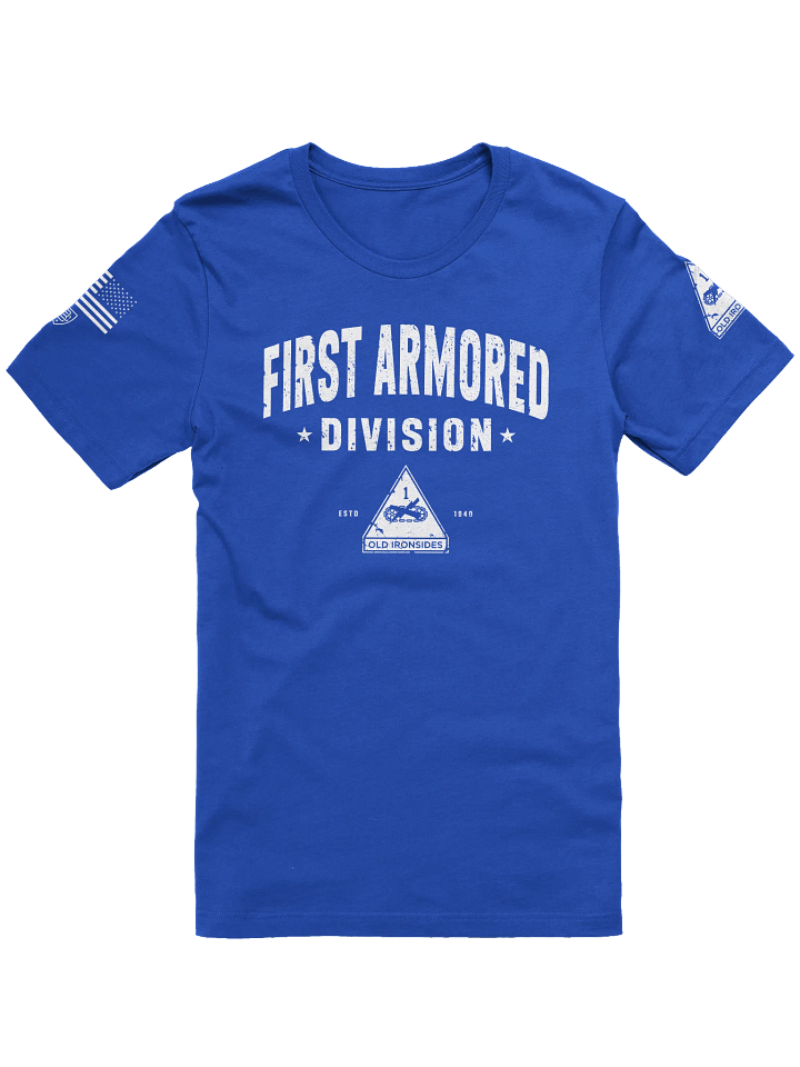 1st Armored Division - Old Ironsides "Distressed" T-Shirt product image (3)
