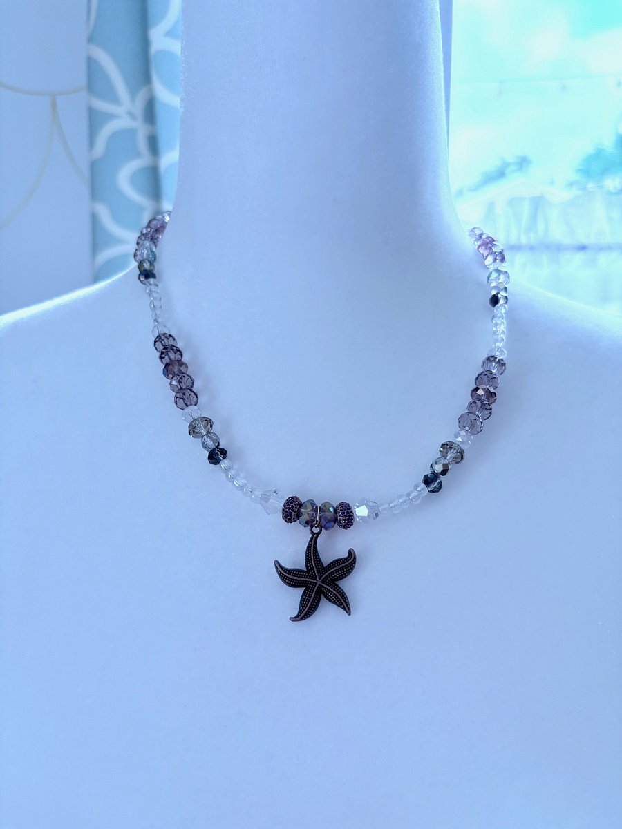 Copper Tone | Seaside Radiance | Starfish Pendant Necklace by Monique Faella Designs™ | MFD-00134 product image (1)