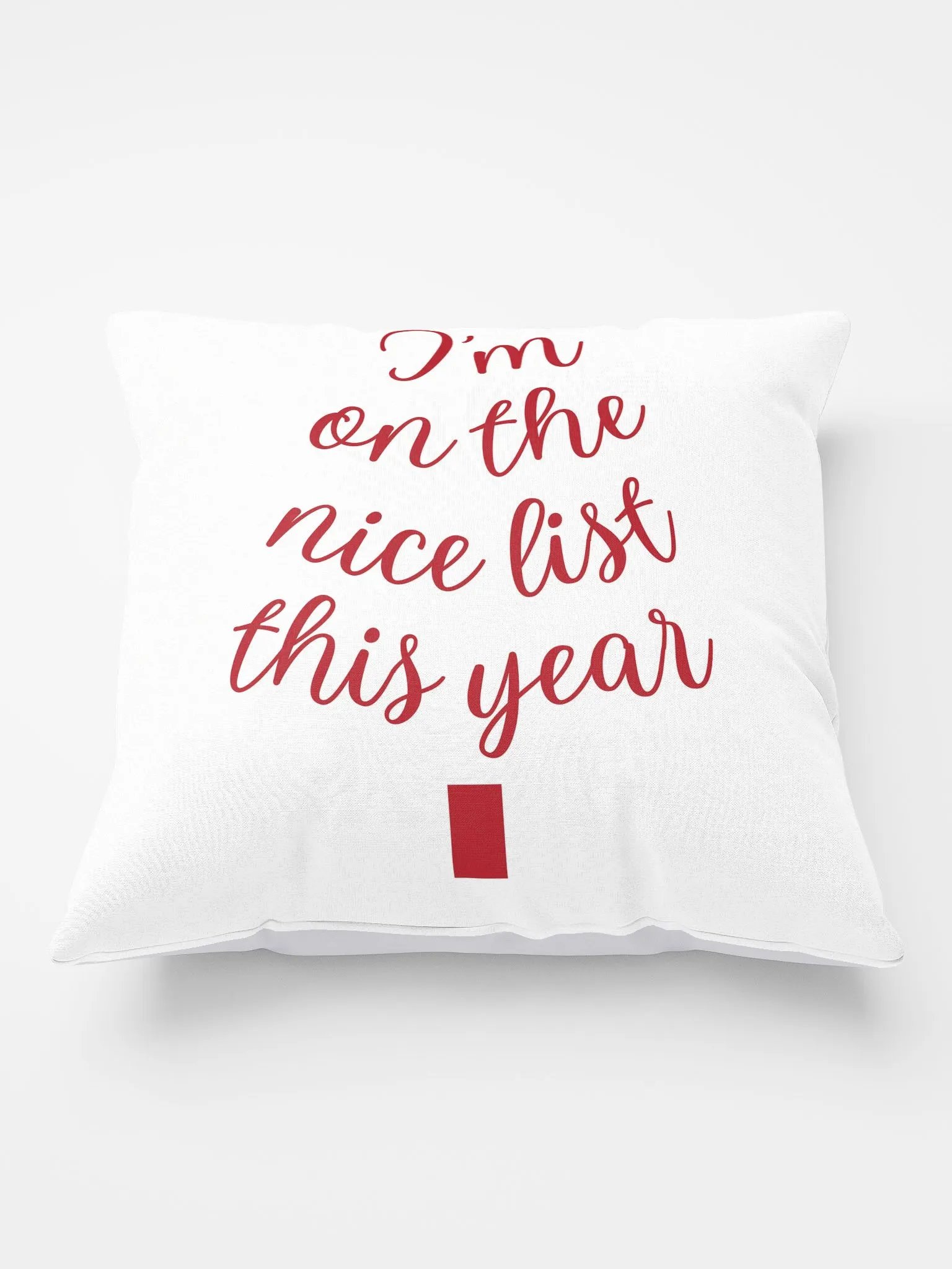 Nice List Christmas Tree Pillow product image (3)