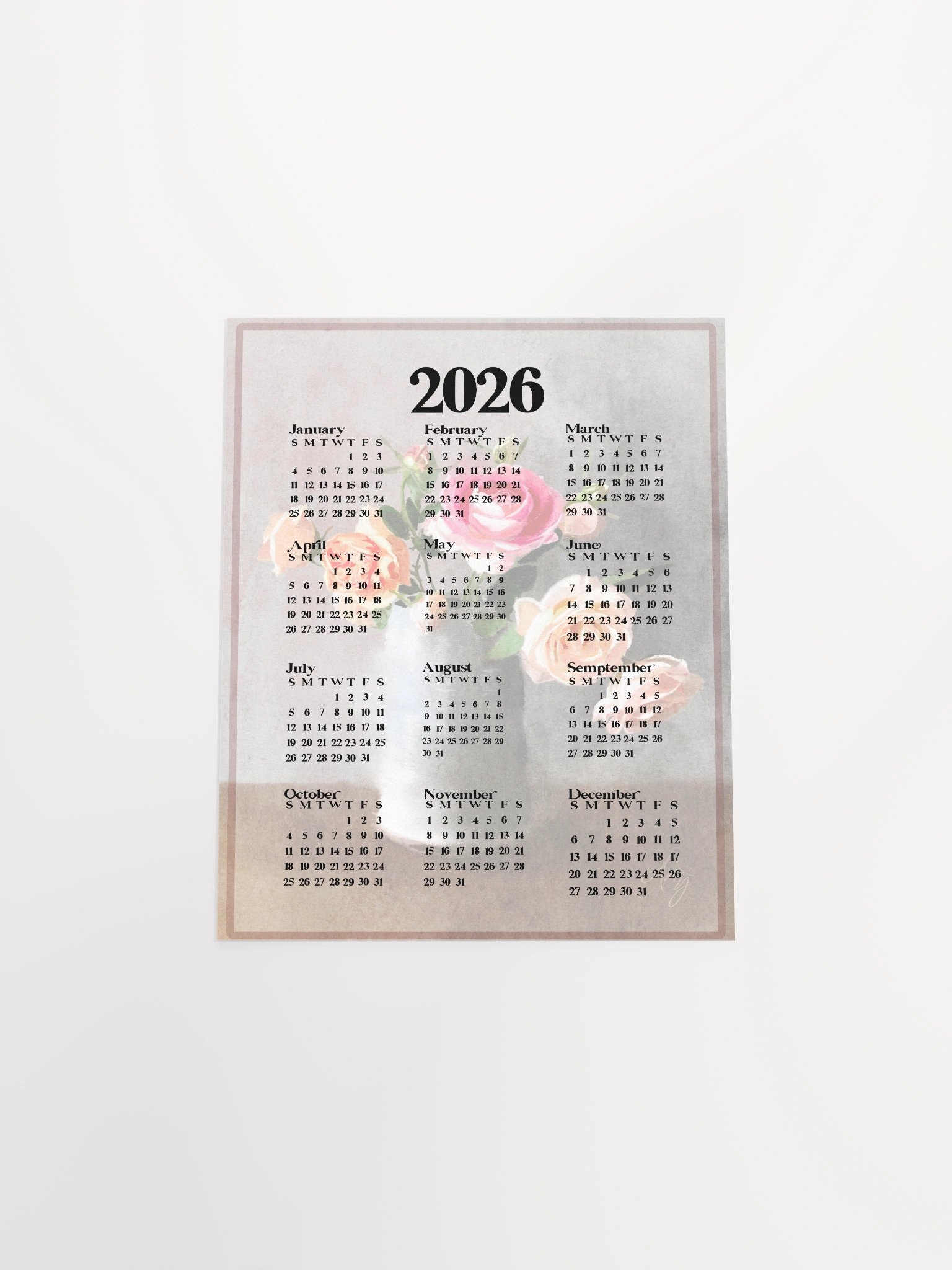 2026 Poster Calendar product image (8)