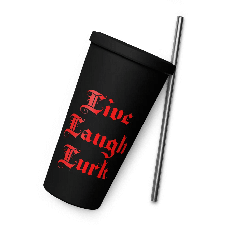 Live Laugh Lurk || Insulated Tumbler || 20 oz || Black product image (6)