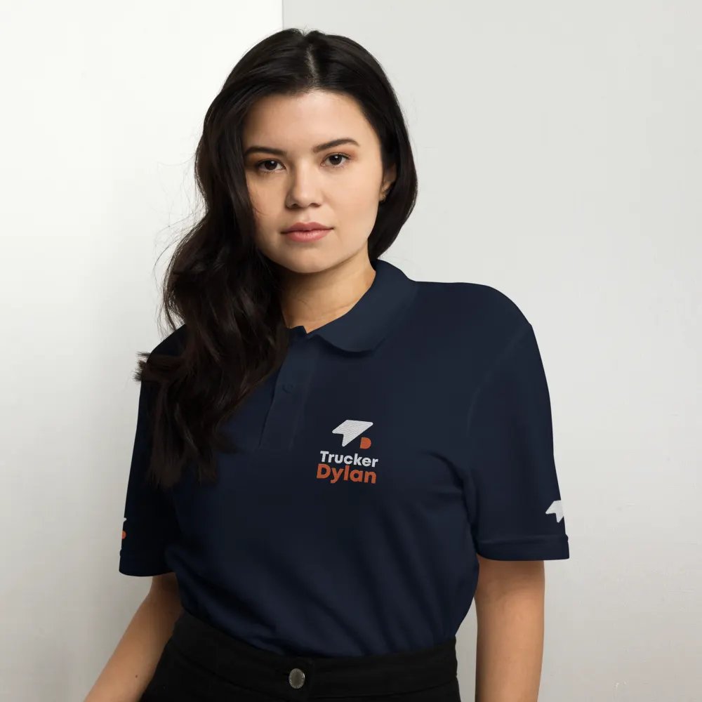 First Edition: Unisex Polo with Vertical TD Logo product image (7)