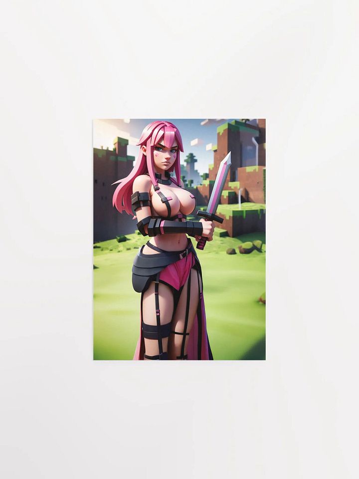 Pixel Warrior Princess Poster product image (3)
