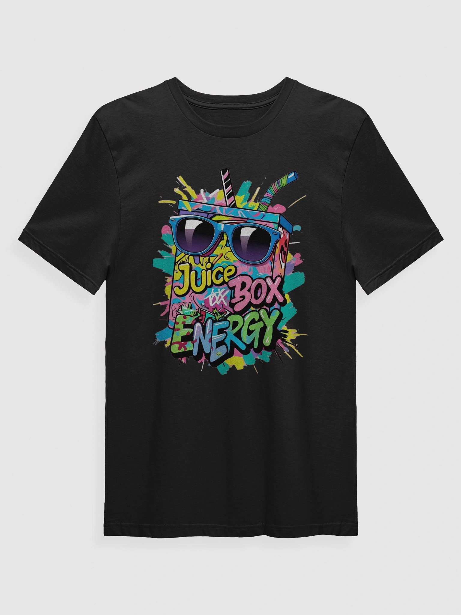 Juice Box Energy | Vibrant Street Art Tee product image (1)