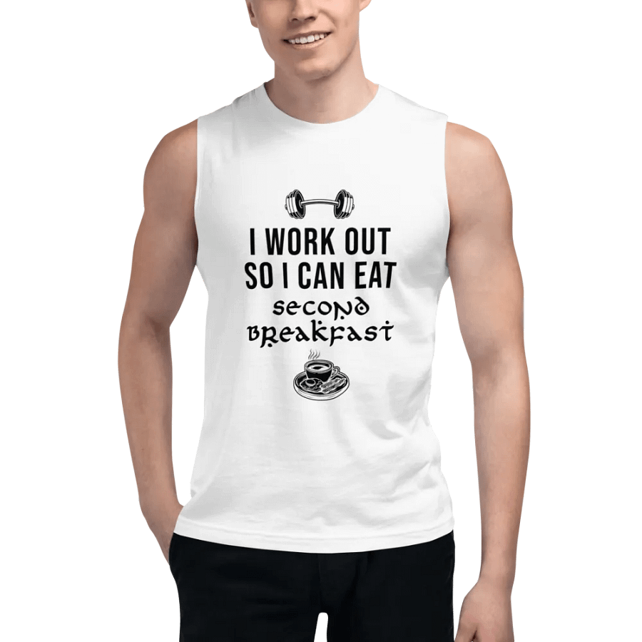Premium Training Tank - I work out so I can eat second breakfast product image (8)