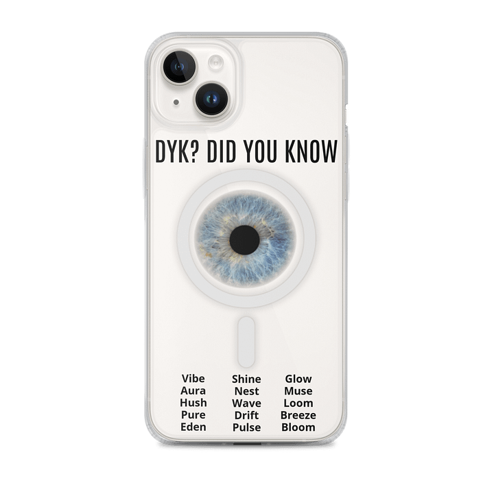 Earth Day - Did You Know? DYK MagSafe® Clear iPhone® Case product image (1)